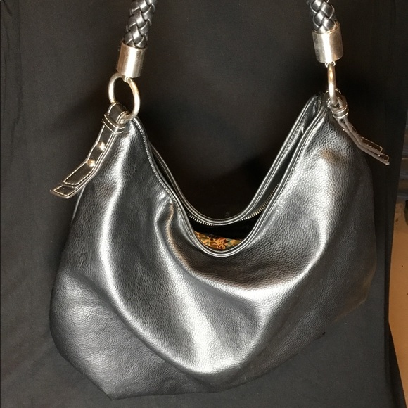 Large black hobo bag - Picture 2 of 4